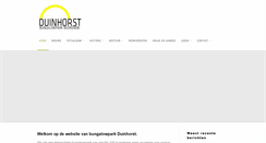 Desktop Screenshot of duinhorst-noordwijk.nl